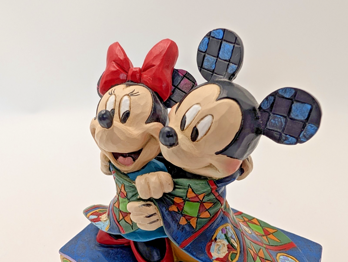 Disney Traditions Mickey & Minnie Mouse Warm Wishes Christmas Figurine Jim Shore16