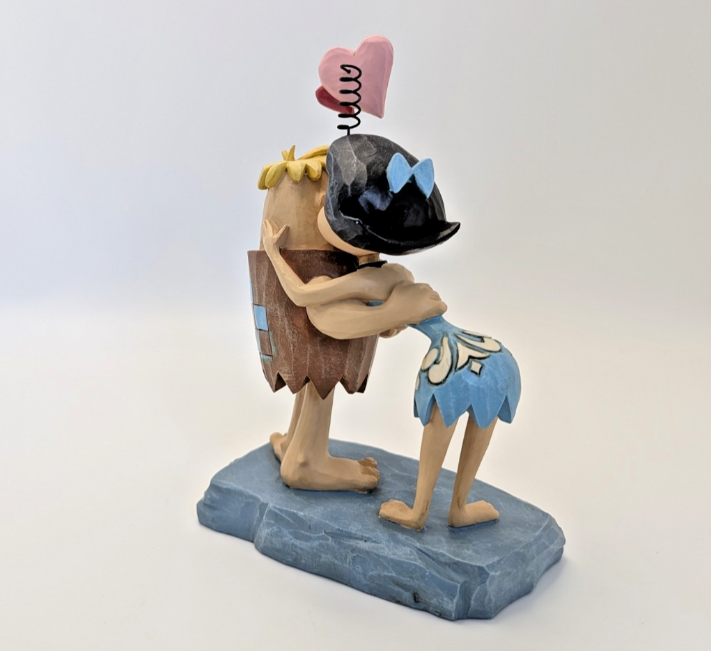The Flinstones Jim Shore Barney & Betty Rubble Figurine Rubble Romance 405159510