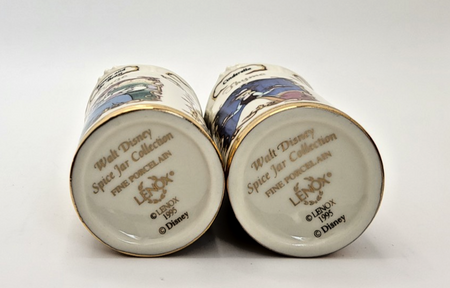 Lenox Disney Spice Jars Sage & Thyme Beauty & The Beast Belle & Cinderella BNIB9