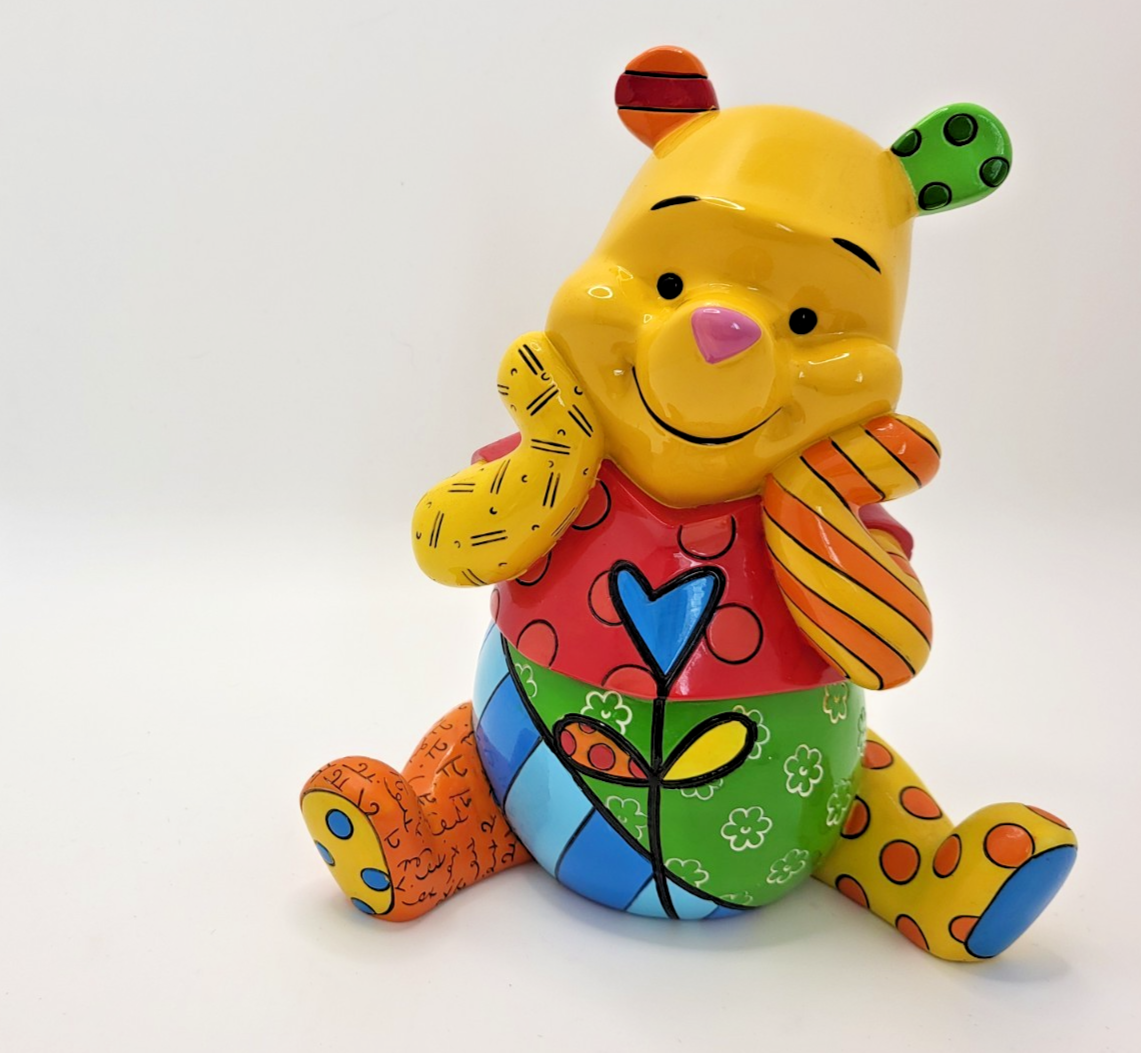 Disney Britto Winne The Pooh Large Figurine Pop Art Ornament 4033896 Enesco Bear15