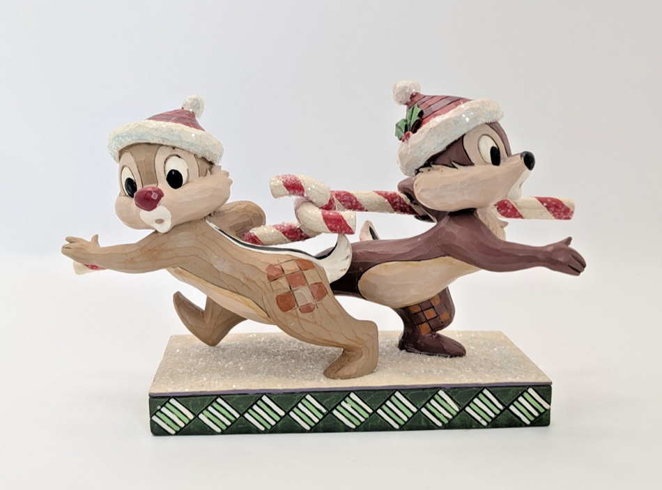 Disney Traditions Chip and Dale Candy Cane Caper 4051975 Unboxed