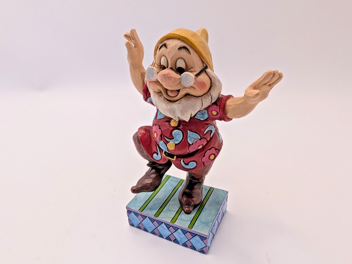 Disney Traditions Dancing Doc Snow White 4049628 boxed figurine - box condition detail