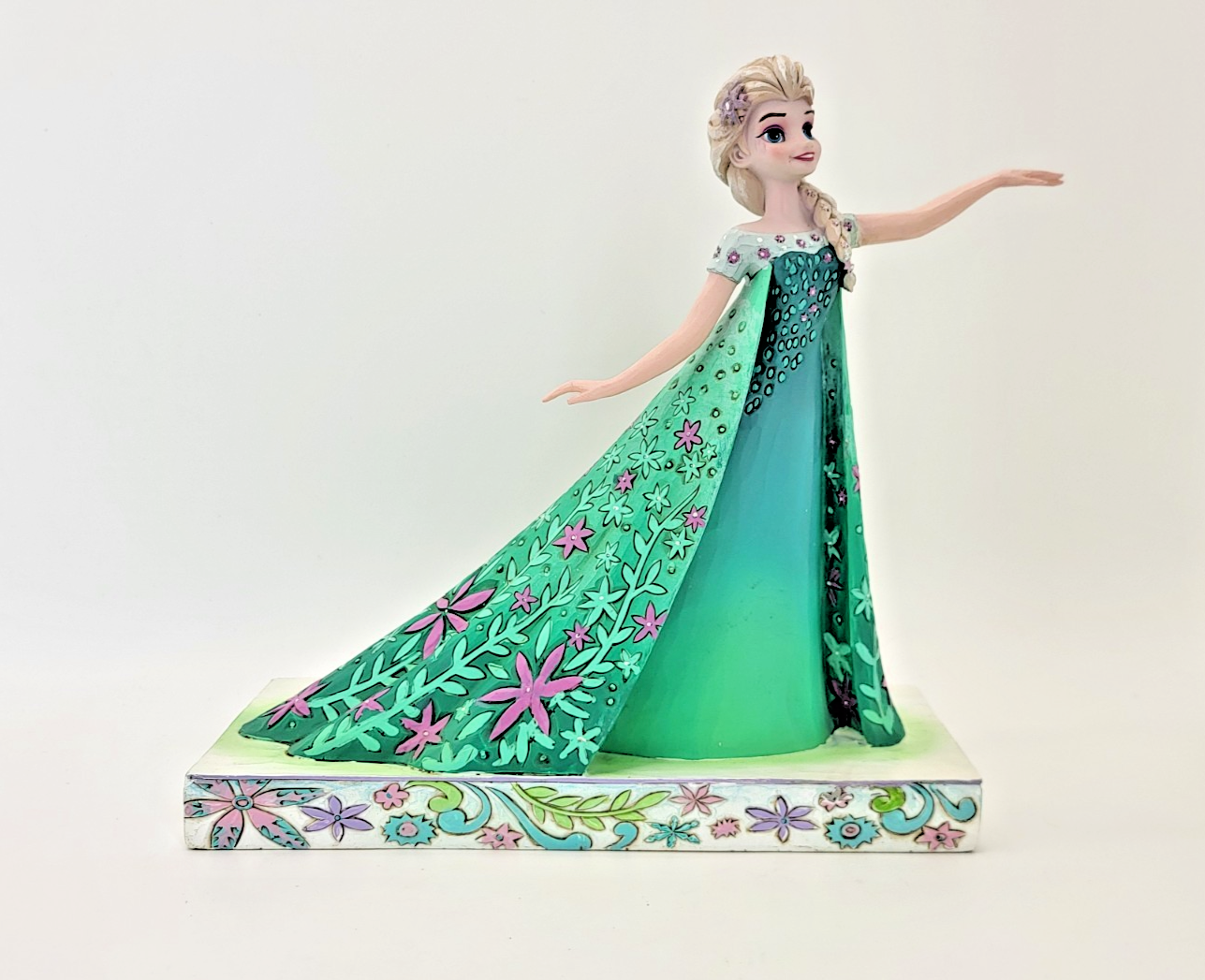 Disney Traditions Celebration Of Spring Figurine Elsa Frozen Ornament3