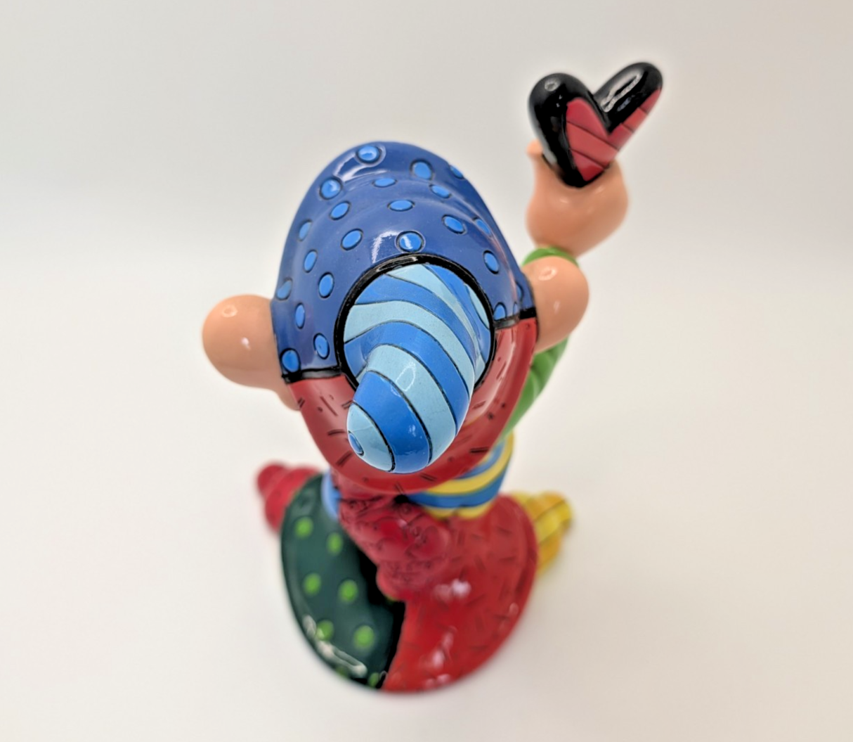 Disney Britto Dopey Figurine Snow White Colourful Pop Art Dwarf Ornament13