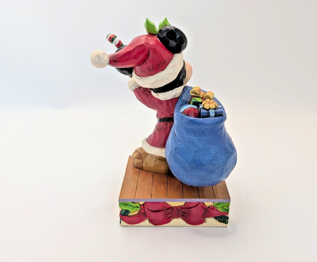 Disney Traditions Mickey Mouse Bringing Holiday Cheer 4052002 boxed figurine - underside condition