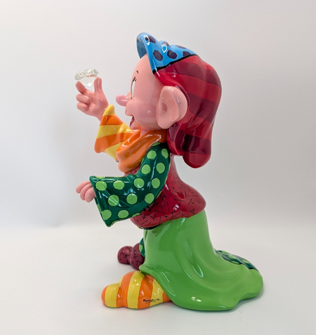 Disney Britto Dopey Snow White 4055687 unboxed figurine - three-quarter view