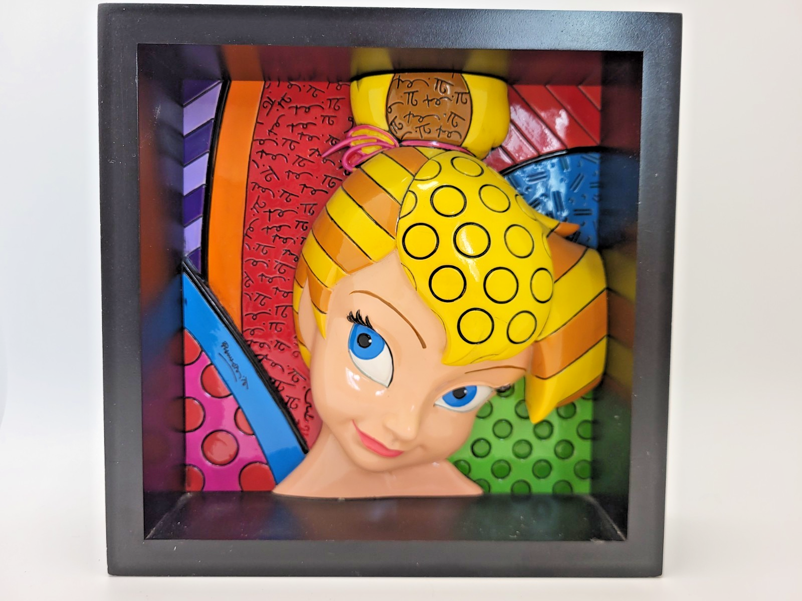 Disney Britto Tinker Bell Pop Art Block Figurine 4033868 Boxed 201214