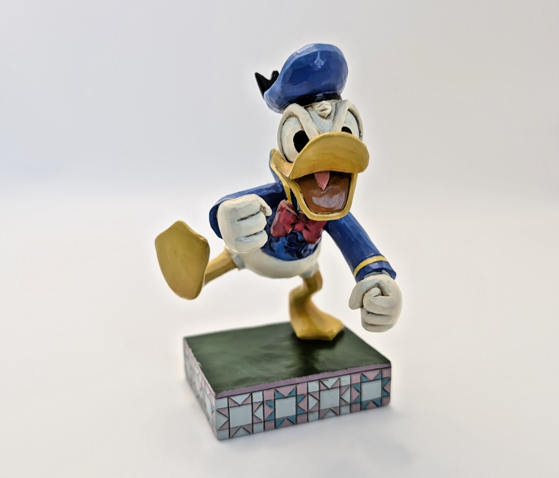 Disney Traditions Showcase Donald Duck Fowl Temper Figurine Jim Shore Boxed5