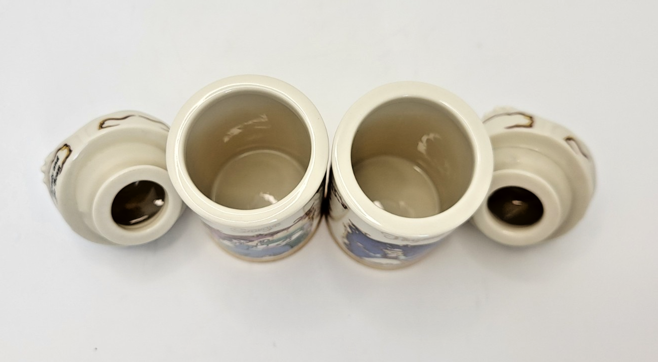 Lenox Disney Spice Jars Sage & Thyme Beauty & The Beast Belle & Cinderella BNIB12
