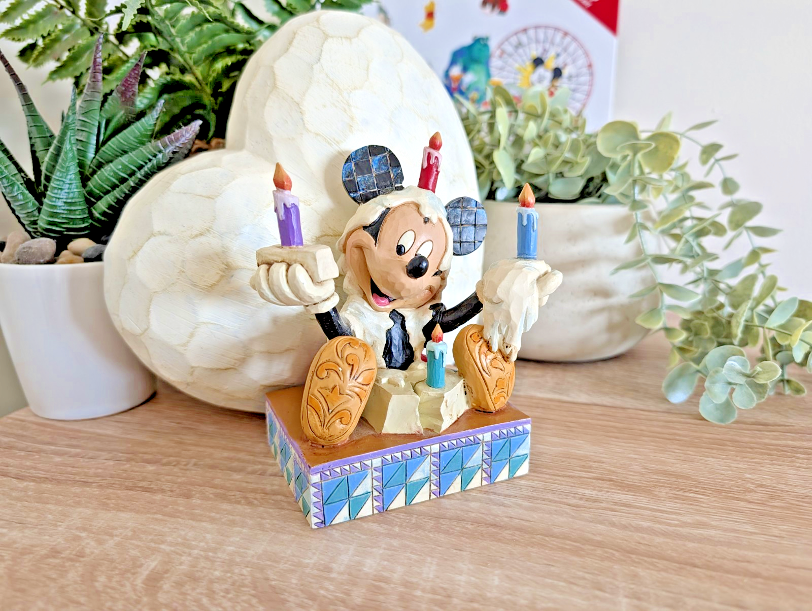 Disney Traditions Showcase Mickey Mouse Figurine Heres To You Birthday Jim Shore2