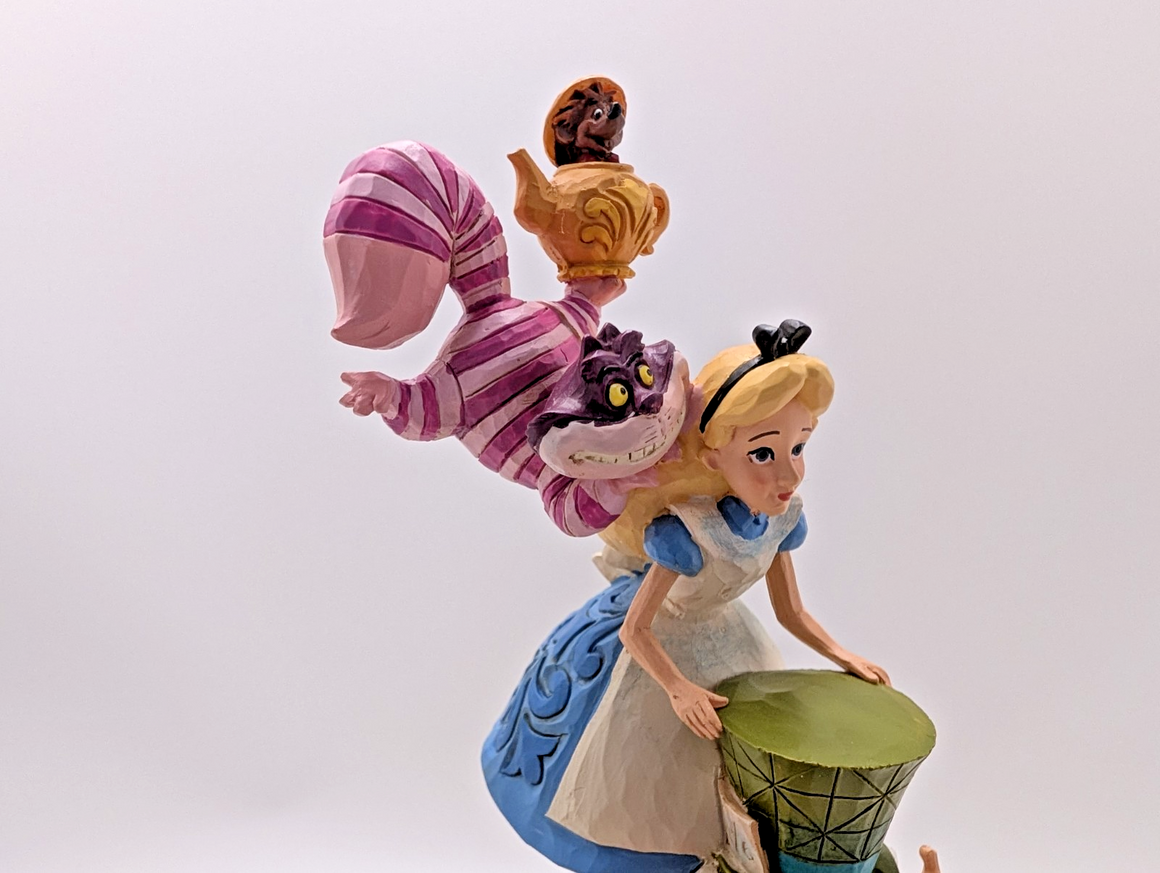 Disney Traditions Alice in Wonderland We're All Mad Here figurine photo 19