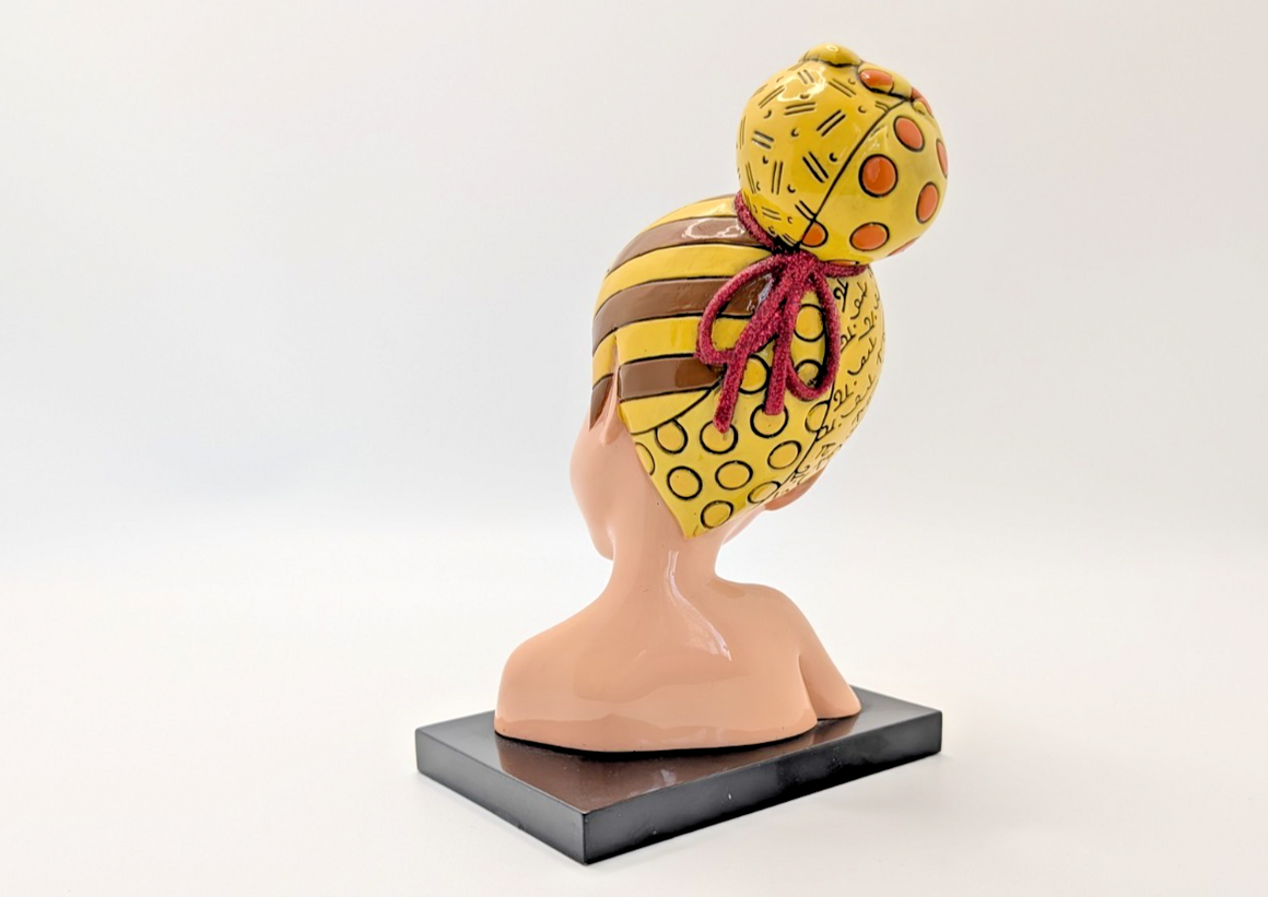 Disney Britto Tinker Bell Bust Figurine Colourful Pop Art 40338916