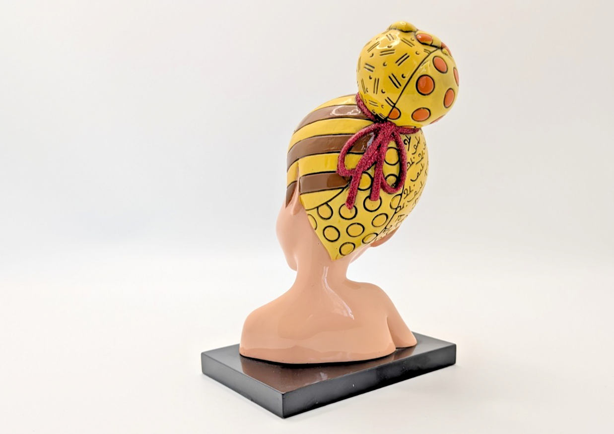 Disney Britto Tinker Bell Bust Figurine Colourful Pop Art 40338916