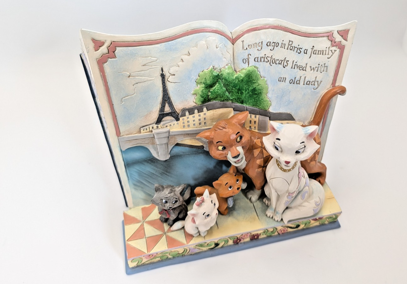 Alternate view of Disney Traditions Aristocats Long Ago in Paris storybook 6013080