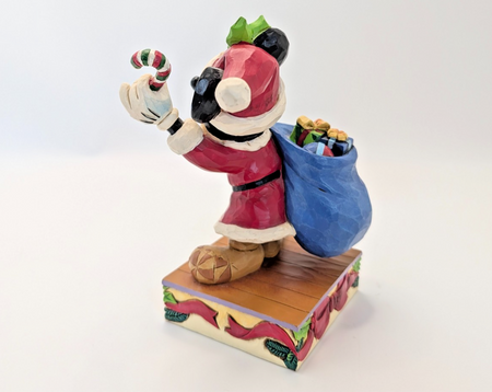 Disney Traditions Mickey Mouse Bringing Holiday Cheer 4052002 boxed figurine - base detail