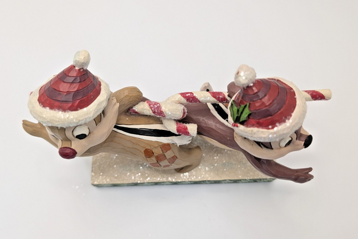 Disney Chip & Dale Candy Cane Caper Christmas Figurine 4051975 Jim Shore13