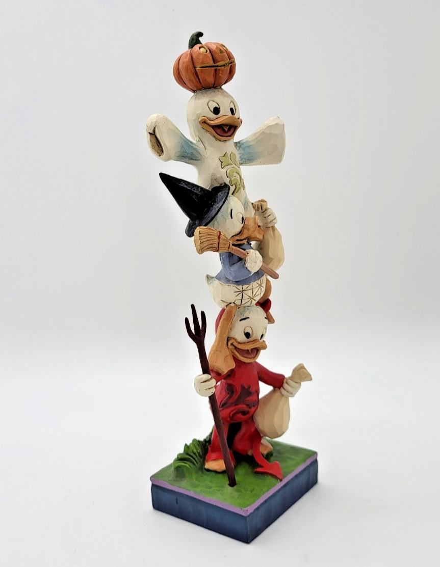 Disney Traditions Teetering Trick-or-Treaters Figurine Halloween Ornament Shore11