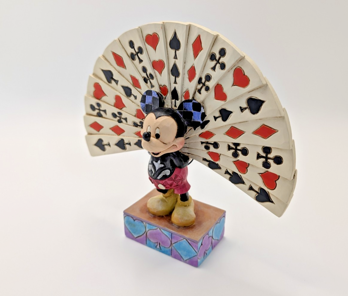 Disney Traditions Mickey Mouse All Decked Out Figurine Cards Collectable Boxed5