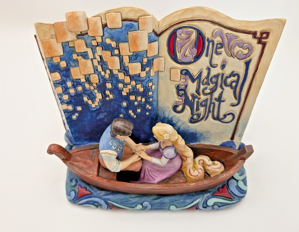 Alternate view of Disney Traditions Rapunzel and Flynn One Magical Night figurine 4043625