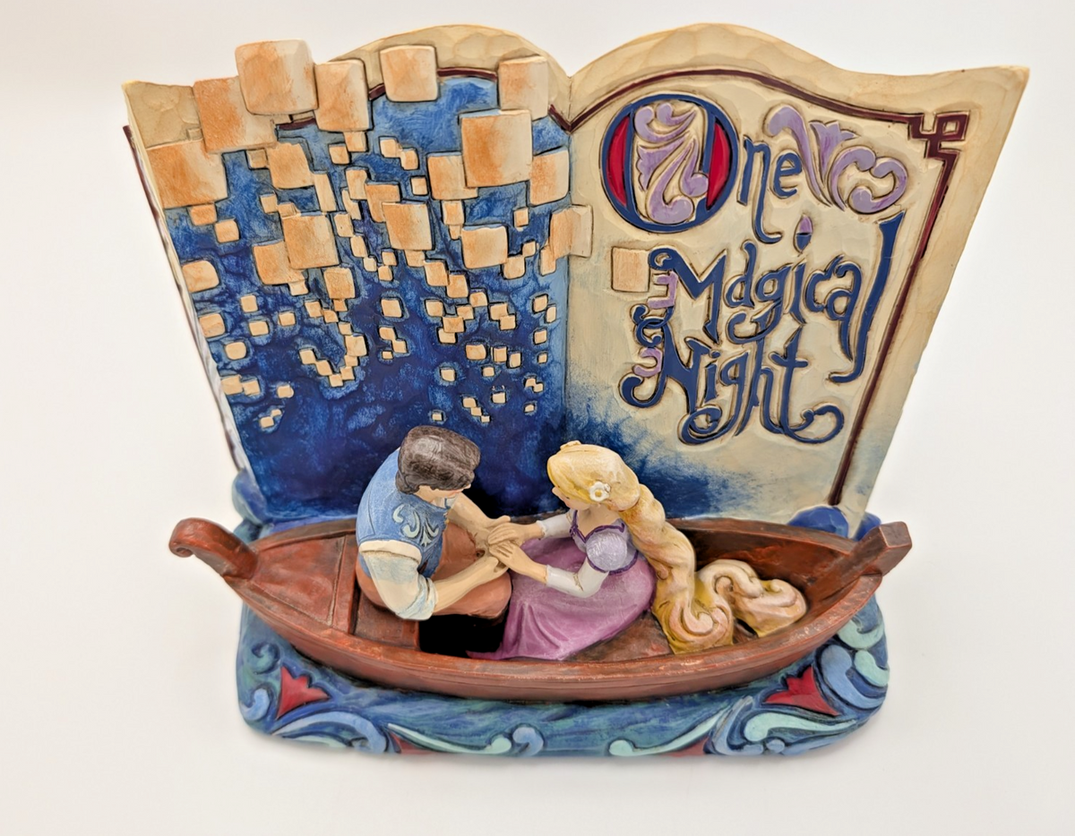 Alternate view of Disney Traditions Rapunzel and Flynn One Magical Night figurine 4043625