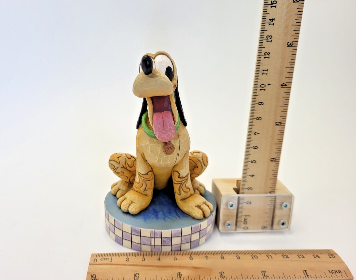 Disney Traditions Showcase Loyal Pluto Figurine Mickey Mouse Jim Shore Dog14