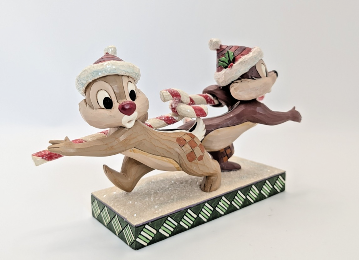 Disney Chip & Dale Candy Cane Caper Christmas Figurine 4051975 Jim Shore8
