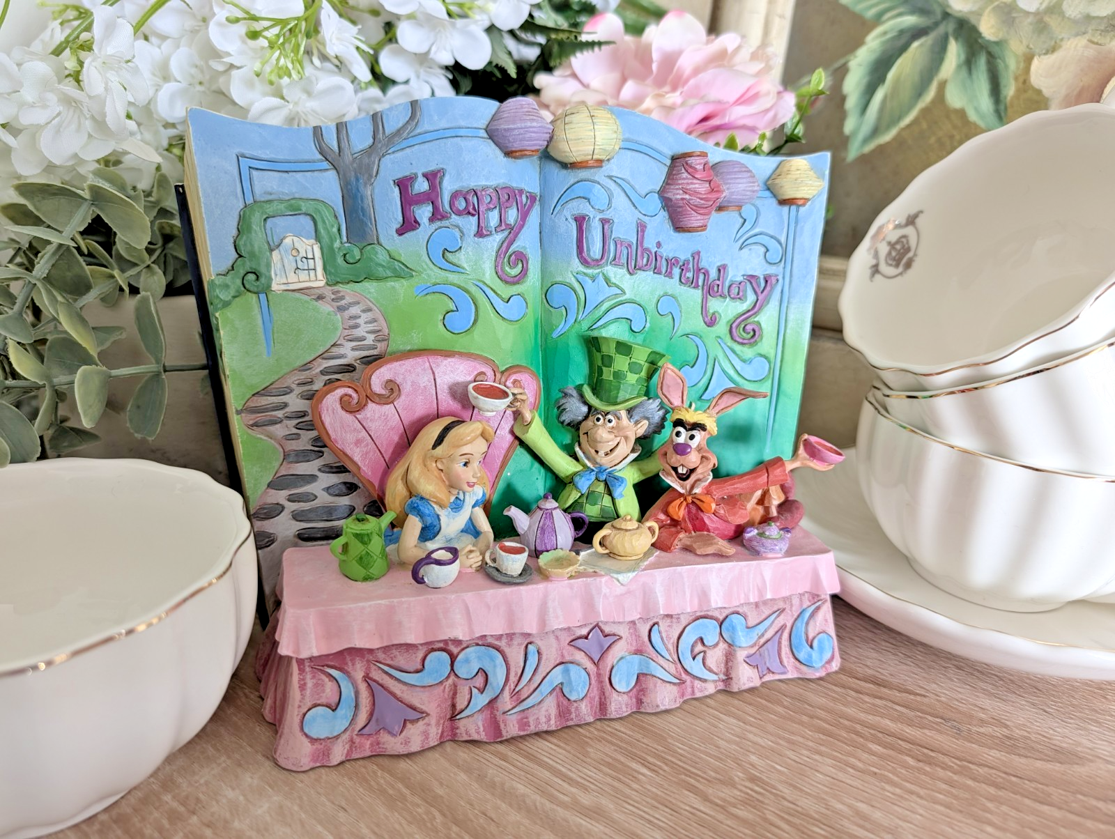Disney Traditions Showcase Happy Unbirthday Alice In Wonderland Figurine J Shore2