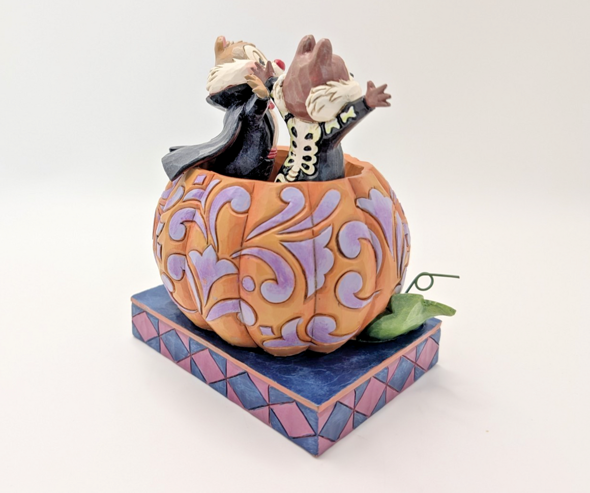 Disney Traditions Chip and Dale Tiny Tricksters Halloween figurine photo 10