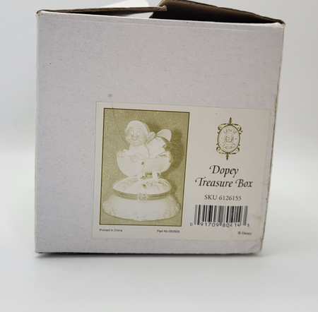 Lenox Disney Dopey Treasure Box Snow White COA COMPLETE Trinket Box With Charm13