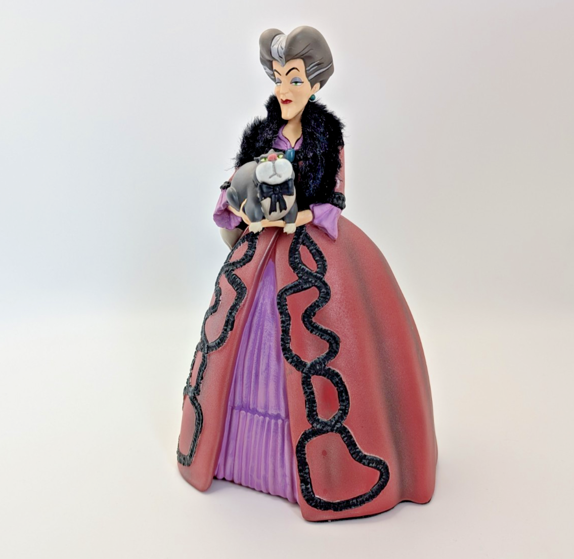 Disney Showcase Rococo Lady Tremaine & Lucifer Figurine Cinderella Villain Boxed9