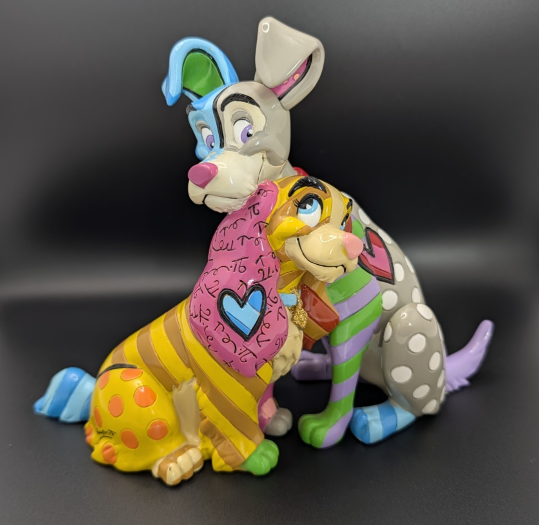 Disney Britto Lady and the Tramp 4046355 pop art figurine - view 1