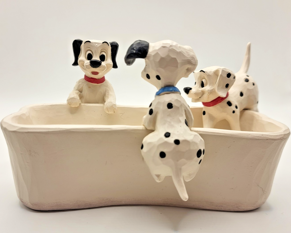 Disney Traditions 101 Dalmations Ornament 'Puppy Bowl' Jim Shore 60080604
