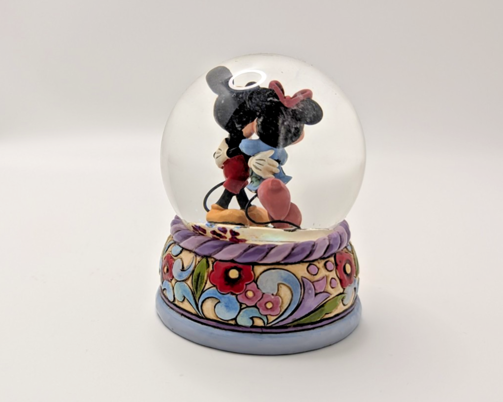 Disney Traditions Mickey & Minnie Mouse Spring Jitterbug Snowglobe Waterball5