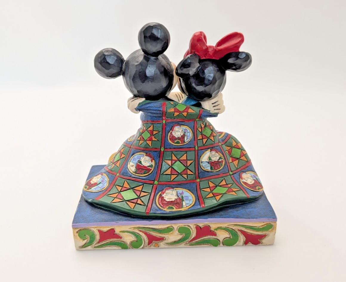 Disney Traditions Mickey & Minnie Mouse Warm Wishes Christmas Figurine Jim Shore8