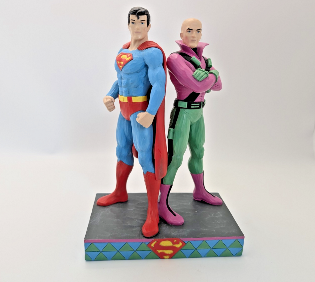 Alternate view of Jim Shore DC Comics Superman vs Lex Luthor figurine 6005981