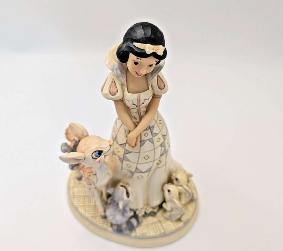 Disney Traditions Snow White Forest Friends Figurine White Woodland Jim Shore11