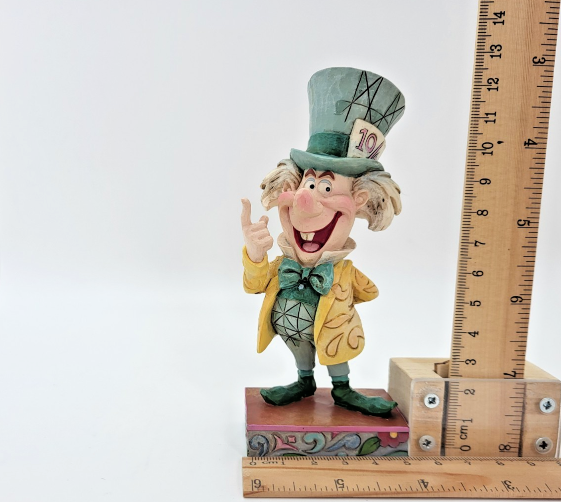 Disney Traditions Mad Hatter Figurine Mad Cap Mayhem Ornament Alice Jim Shore12