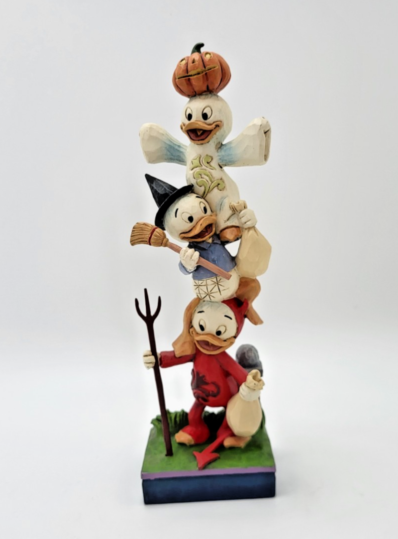 Disney Traditions Teetering Trick-or-Treaters Figurine Halloween Ornament Shore2