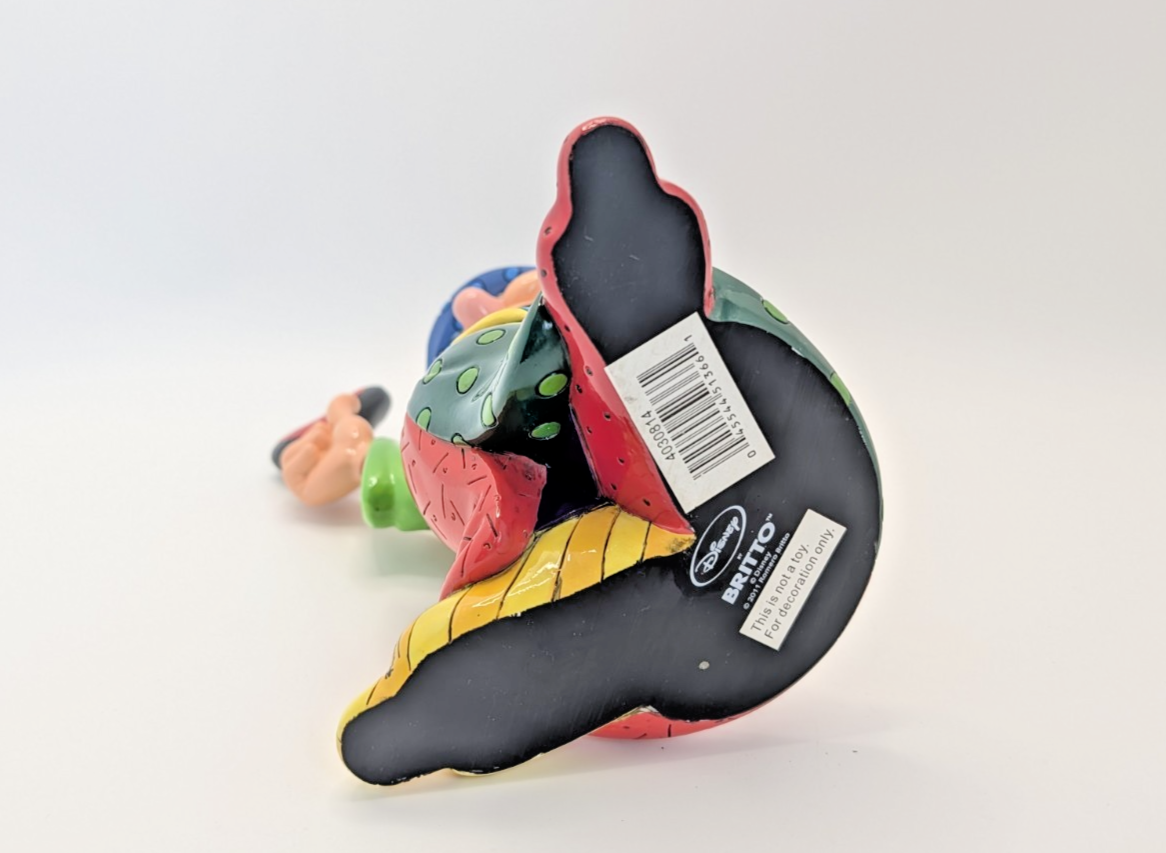 Disney Britto Dopey Figurine Snow White Colourful Pop Art Dwarf Ornament10