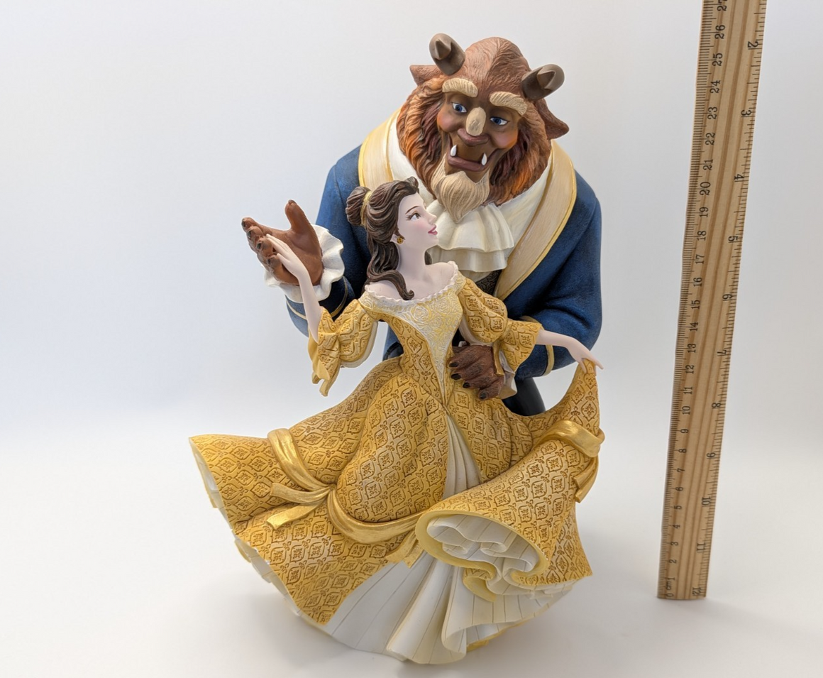 Alternate view of Disney Showcase Belle and Beast deluxe figurine 6006277
