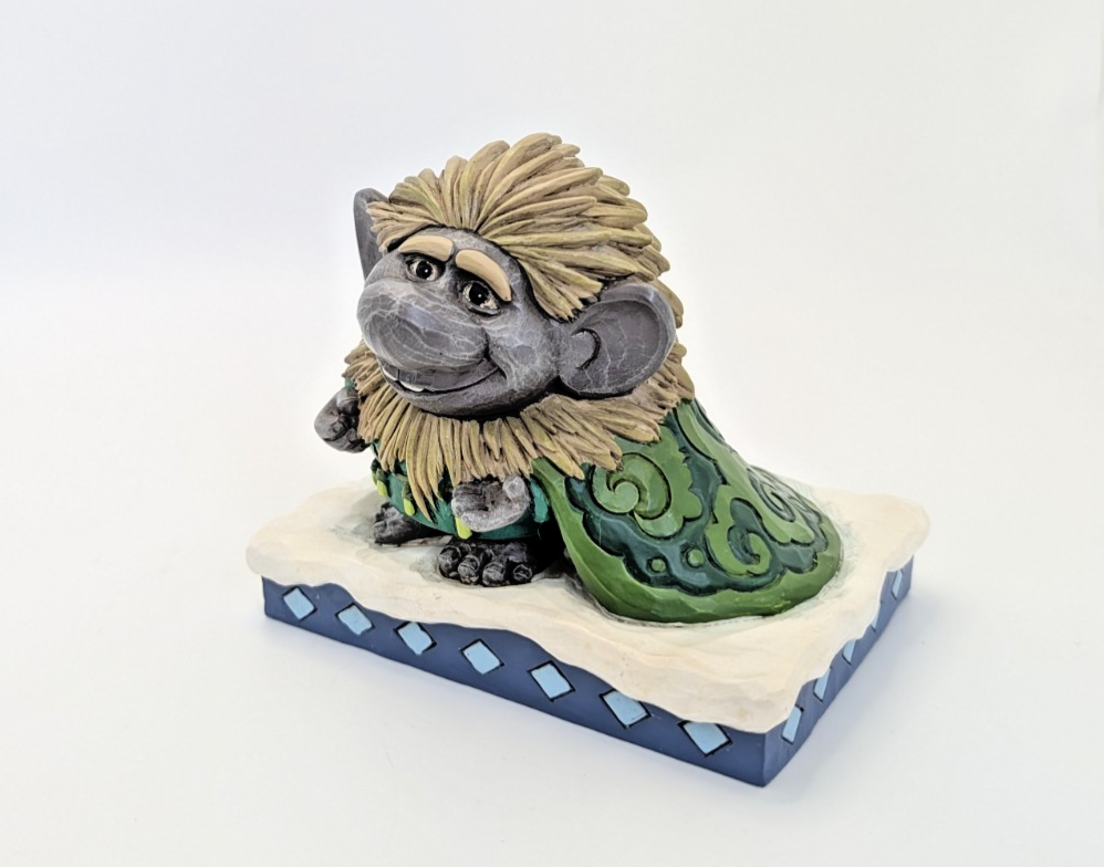 Back view of Grand Pabbie Disney Traditions Frozen collectable figurine