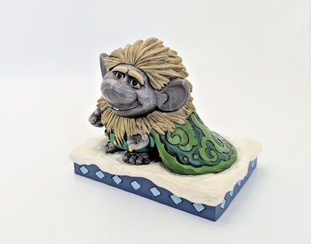 Back view of Grand Pabbie Disney Traditions Frozen collectable figurine