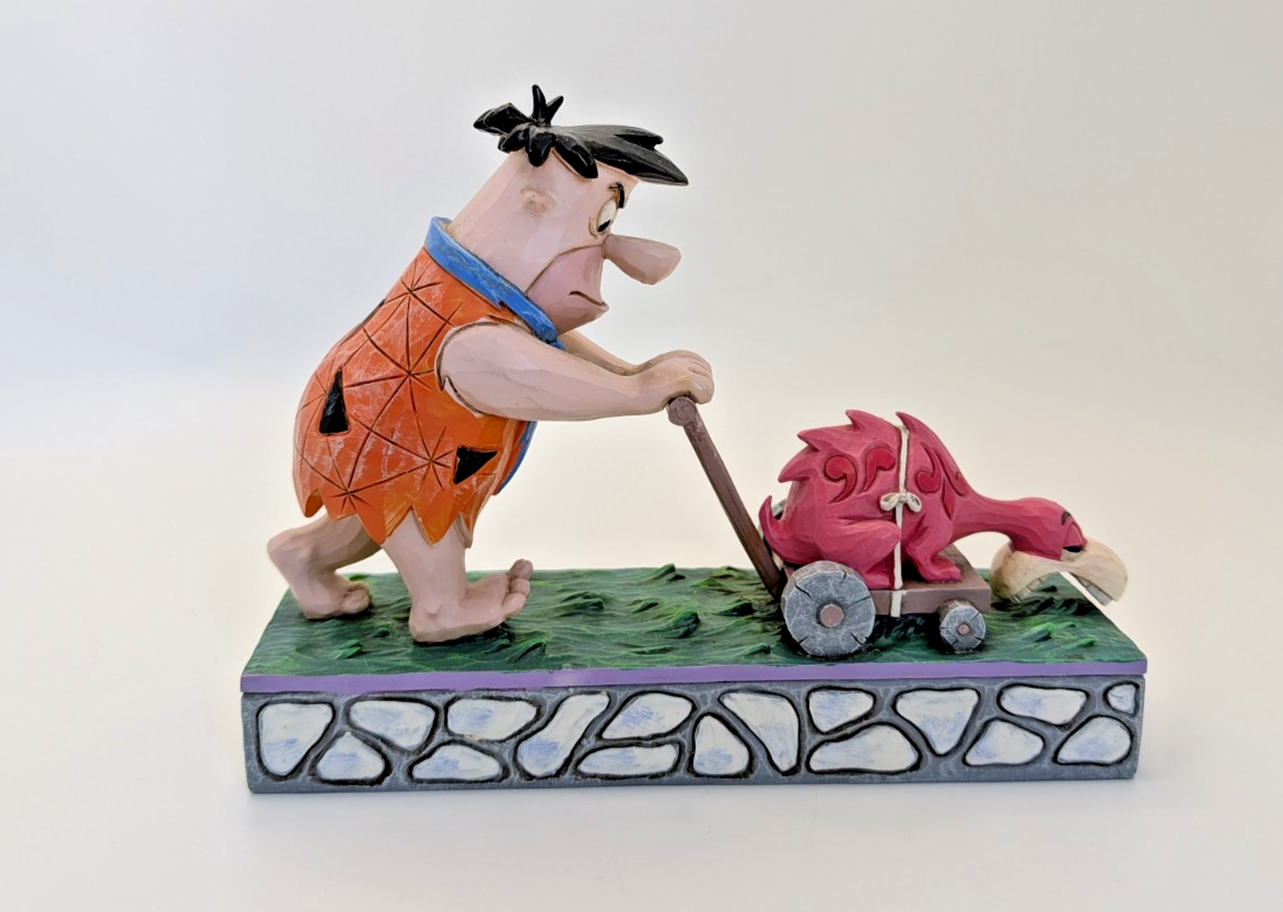 Jim Shore Flintstones Fred Flintstone Mower-a-saurus figurine 4058333 photo 6