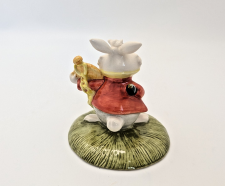 Alternate view of Royal Doulton White Rabbit AW5 limited edition figurine 461 of 2000