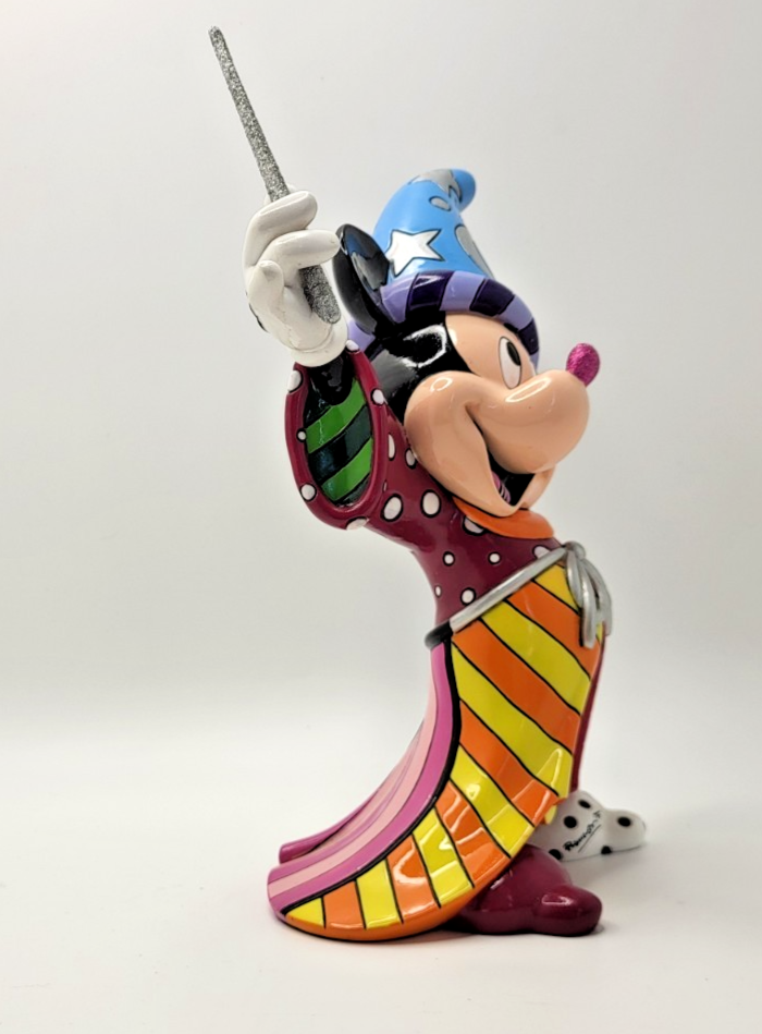 Disney Britto Mickey Mouse Figurine Sorcerer Ornament Pop Art 40308157