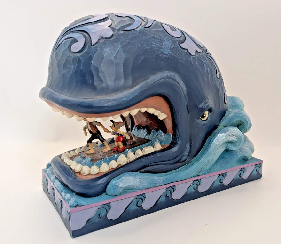 Disney Traditions Pinocchio A Whale of a Whale Figurine Jim Shore 60059715