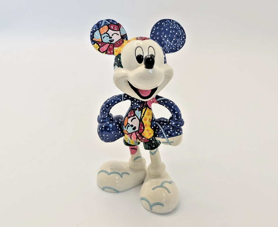 Disney Britto Mickey Mouse Winter Fun figurine 4021841 photo 3