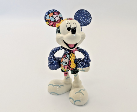 Disney Britto Mickey Mouse Winter Fun figurine 4021841 photo 3