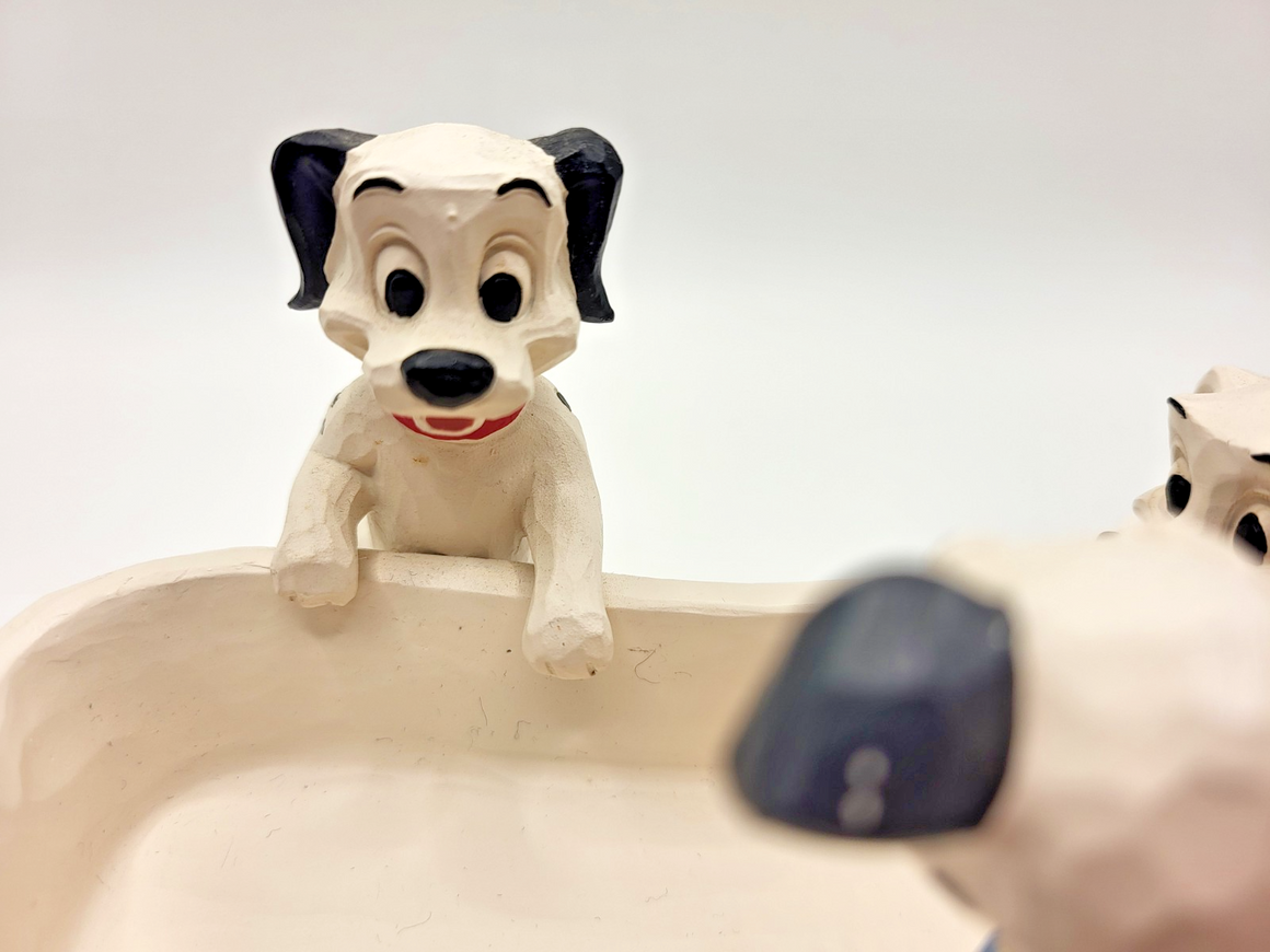 Disney Traditions 101 Dalmations Ornament 'Puppy Bowl' Jim Shore 60080609