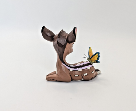 Disney Traditions Showcase Bambi With Butterfly Mini Figurine Jim Shore Boxed8